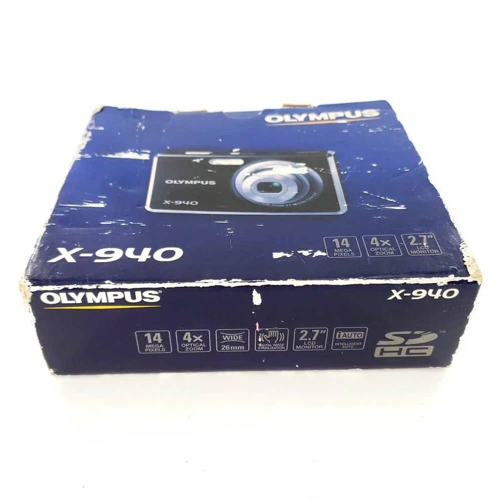 Olympus X-940 14.0MP Digital Camera Silver Brand New Open/Damaged Box